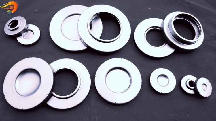 OEM Certificate Stainless Steel Round Air Filter Metal End Caps