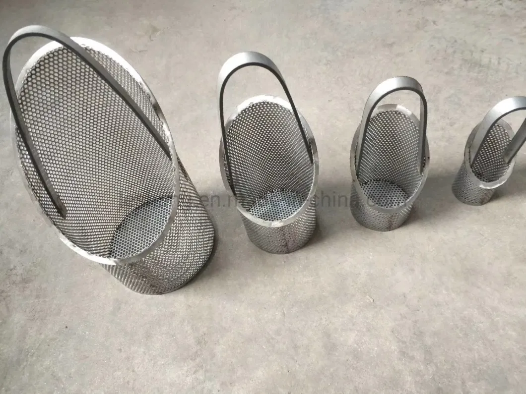 Stainless Steel Woven Mesh Filter Cylinder with Perforated Metal Supporting