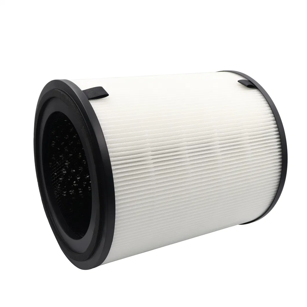 Round HEPA Filter, Air Clean Filter, Auto Spare Part Filters, Air Purifier Factory Manufacturing High Efficiency Air Purifier Cartridge Active Carbon Filter