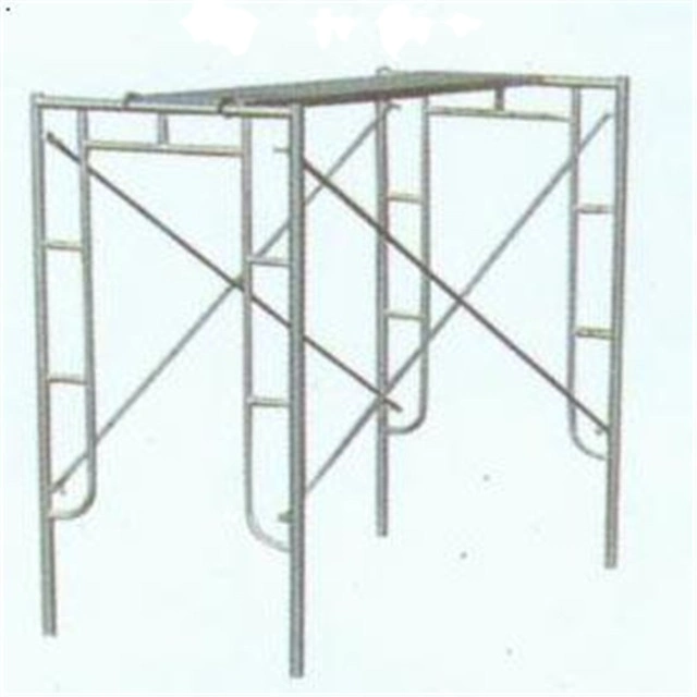 Galvanized Euro License Scaffolding Scaffolds Plate H Frame Construction 5-6 Heavy Duty