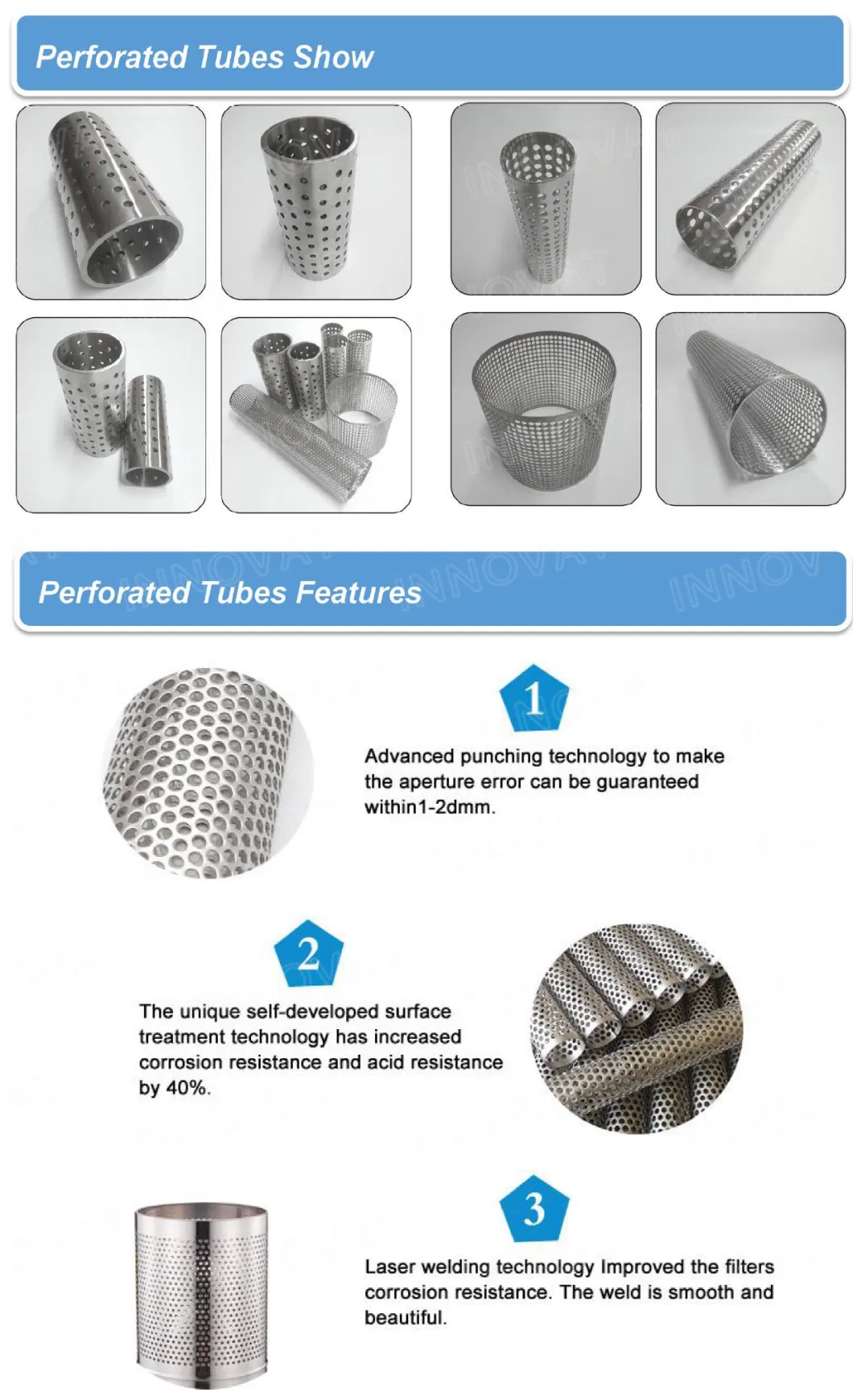 Stainless Steel Perforated Net Filter Wire Mesh /Perforated Tube/Perforated Filter/ Cone