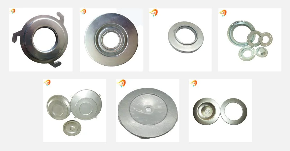 OEM Certificate Stainless Steel Round Air Filter Metal End Caps